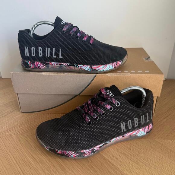 NoBull Outwork “Midnight Palm” Unisex Running Sneakers - SZ Men 5.5- Women 7 - Picture 3 of 13